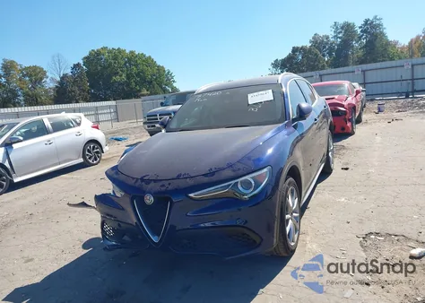 2018 Alfa Romeo Stelvio Ti Awd z USA, uszkodzony, nr VIN ZASFAKBN2J7B60456